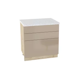 Шкаф нижний СМ 3 ящика ШН3Я 800