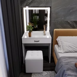 Туалетный столик Blackmirror174 с подсветкой ГС1LED80