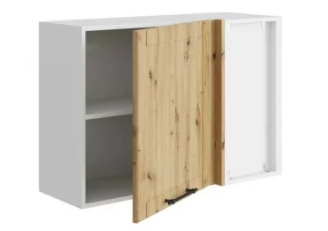 Шкаф навесной Loft ШП-800 Н6 угловой с 1 створкой