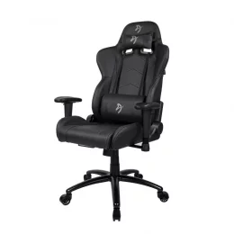 Компьютерное кресло Arozzi Inizio Black PU - Grey logo