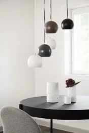 Лампа подвесная ball, 16х18 см, белая матовая, белый шнур