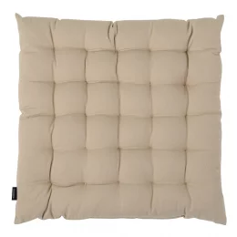 Подушка на стул из хлопка бежевого цвета из коллекции essential, 40х40 см