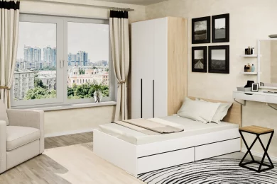 Кровать Монблан с ящиками