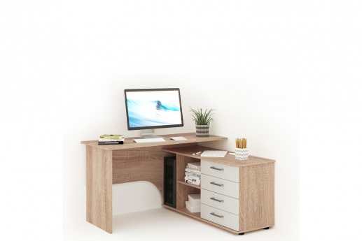 Преимущества угловых столов для офиса