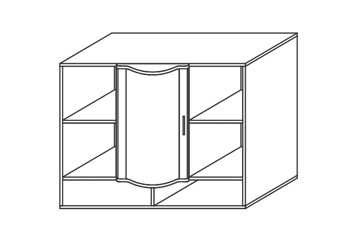 Шкаф настольный шн 1