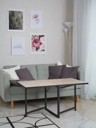 Журнальный стол-книжка Лофт 105х59х53