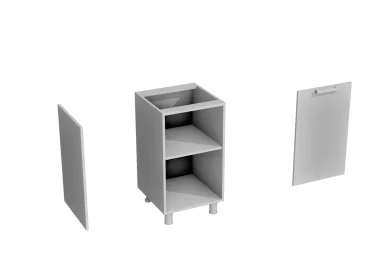 Нижний шкаф Аленушка Н 450 правый