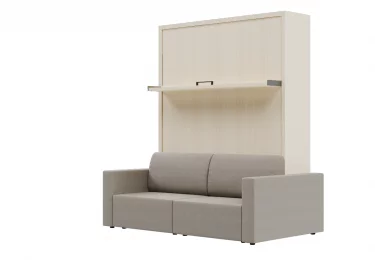 Шкаф-Кровать с диваном СМАРТ 1 Дуб Серый