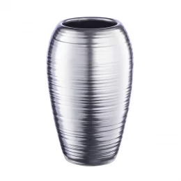 Cha2-M Декоративная ваза Модерн, Д120 Ш120 В200, металлический