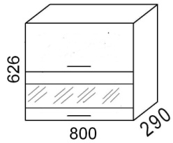 Шкаф верхний кухонный Эра ВС800Г