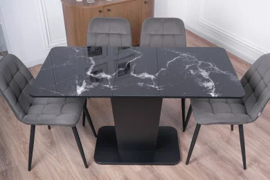 Стол Грант раздвижной со стеклом