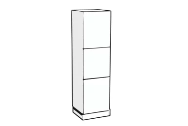 Шкаф-пенал кухонный Авеню П60 3д