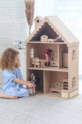 Кукольный домик Вероника деревянный