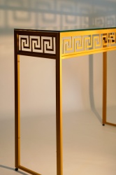 Консольный стол 1061-CG grey золотой