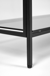 Консольный стол 1011-CB grey черный муар