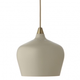 Лампа подвесная cohen xl, 32х32 см, серо-коричневая матовая, коричневый шнур