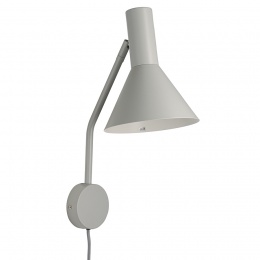 Лампа настенная lyss, 42х18 см, светло-серая матовая
