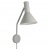 Лампа настенная lyss, 42х18 см, светло-серая матовая