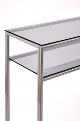 Консольный стол 1041-CS grey серебряный