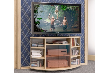 Тумба под телевизор ТВ-9 со стеклом