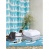 Штора для ванной popple голубого цвета cuts&pieces, 180х200 см