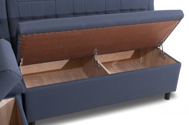 Кухонный диван Трапеза-3 угловая с ящиками