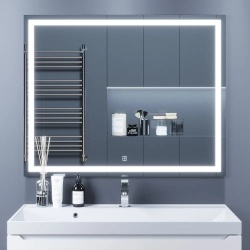 Зеркало для ванной Uperwood Tanos 100х80 с led-подсветкой и подогревом