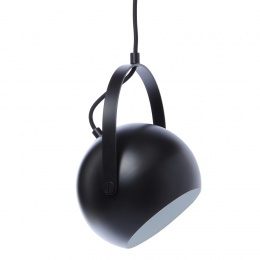 Лампа потолочная ball с подвесом, 40 см, черная матовая
