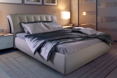 Мягкая кровать Visconti с основанием