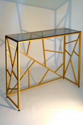 Консольный стол 1051-CG grey золотой
