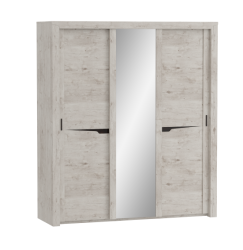 Шкаф 3-х дверный Соренто с раздвижными дверями (спальня)