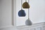 Лампа подвесная ball, 16х18 см, светло-серая матовая, черный шнур