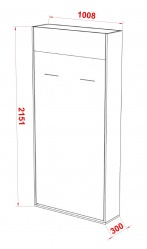 Шкаф-кровать трансформер STUDIO90 