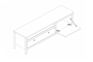 Тумба под тв хельга rtv1d1s