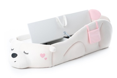 Кровать-мишка Masha с ящиком по типу книжка с эко матрасом и кармашком