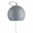 Лампа настенная ball, 12 см, светло-серая матовая