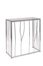 Консольный стол 1023-CS grey серебряный