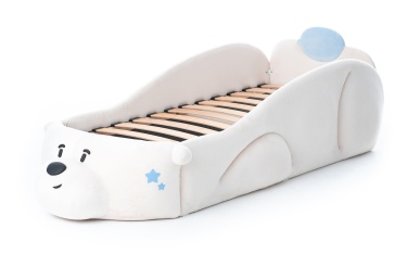 Кровать-мишка Pasha с ящиком по типу книжка с Эко матрасом и карманом