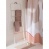 Штора для ванной бежевого цвета с авторским принтом из коллекции freak fruit, 180х200 см