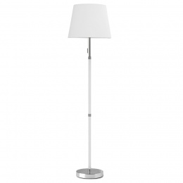 Лампа напольная venice, 162,5 см, белая/ хром