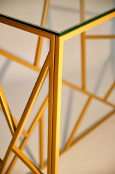 Консольный стол 1051-CG clear золотой