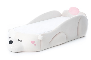 Кровать-мишка Masha с ящиком по типу книжка с эко матрасом и кармашком