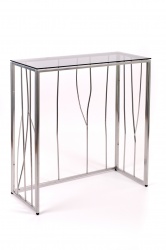 Консольный стол 1023-CS grey серебряный