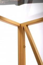 Консольный стол 1031-CG clear золотой