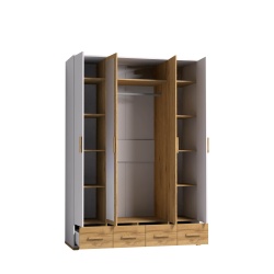 Шкаф для одежды и белья Айрис 555 (4-x дверный)