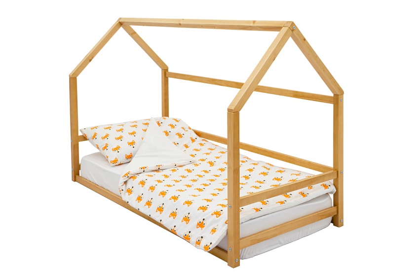 Низкая детская кровать монтессори