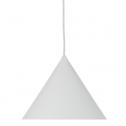 Лампа подвесная benjamin xl, 35х46 см, белая матовая, белый шнур