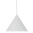 Лампа подвесная benjamin xl, 35х46 см, белая матовая, белый шнур