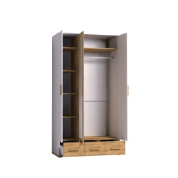 Шкаф для одежды и белья Айрис 444 (3-x дверный)