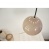 Лампа подвесная ball, 16х18 см, пудровая глянцевая, черный шнур